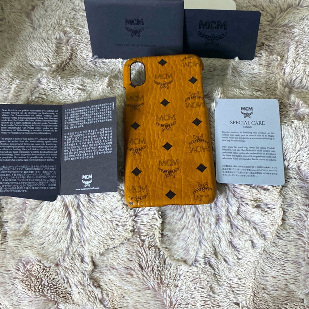 EUC: MCM Phone Case with COA